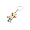 New Bronze Vintage Retro Key Ring Gift Cute Robot Metal