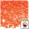1,000pc Pearl Finish Half Dome Beads, Round, 4mm, Multi Mix