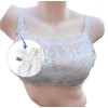 MYDUOLIA Lace Cleavage Cover Modesty Panel Hook to Bra Insert
