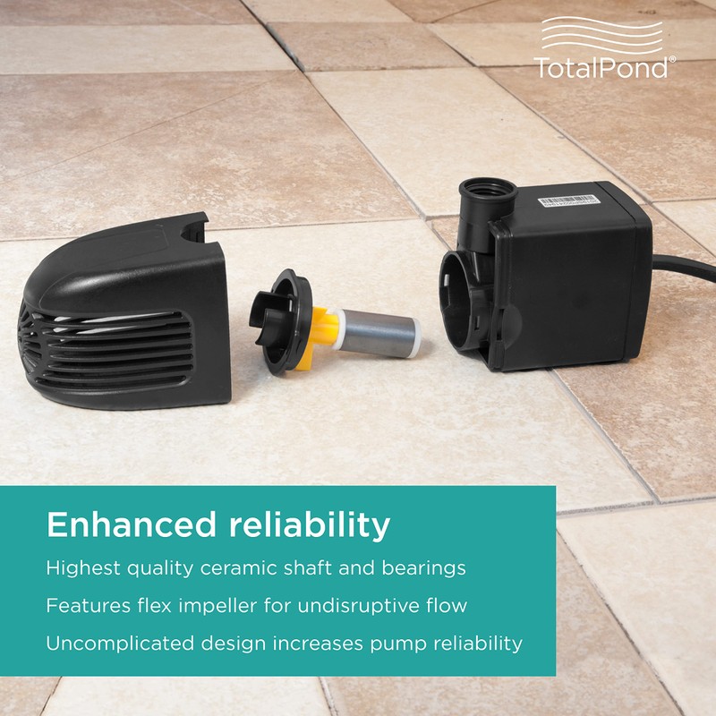 TotalPond 560 GPH Pond Pump, 3/4 in. ID tubing