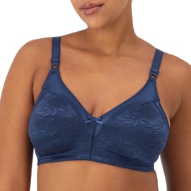 Bali Women's Double Support Spa Closure Wirefree Bra DF3372, In The Navy, 36C