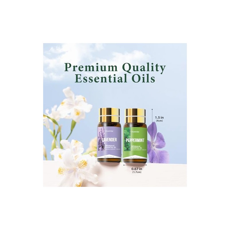 FUHITIM 90 Pcs Essential Oil Set - Essential Oils Gift