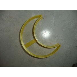 6X CRESCENT MOON SHAPE FONDANT CUTTER CUPCAKE TOPPER SIZE 1.75 INCH USA MADE FD4941