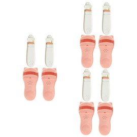 FOMIYES 3sets Wide Angle Local Eyelash Clip Cat Paw Shaped Makeup Tool Skid-resistant Handle Easy to Use Fashion Eyelashes Curler Compact for Carry 4pcs*3