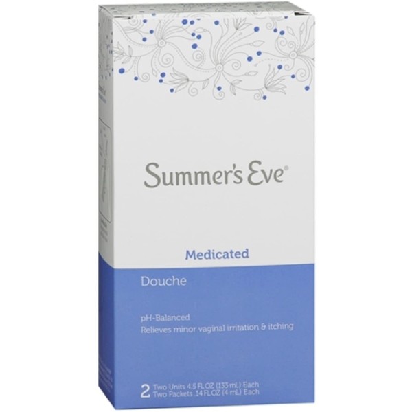 Summer's Eve Douche Medicated 2 Each (Pack of 4)