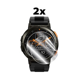 IPG for KOSPET TANK T2 - AMAZTIM T2 - Rova Stone T2 Smart Watch Hydrogel Screen Protector (2 Units) Invisible HD Clear Film Anti Scratch Guard-Smooth/Self-Healing/Bubble for T2