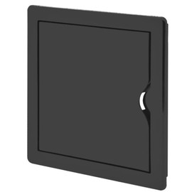 Miratic Inspection Flap Black ABS Material (15 x 15 cm)