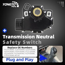 F7LZ7F293AA - Interruptor de seguridad neutro de transmisión compatible con Ford E150 E250 E350 F150 F250 Ranger Explorer Expedition Lincoln Mark LT Mazda B2300 B3000 Reemplazar OE