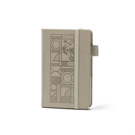 HUSAN Password Book with Alphabetical Tabs - Password Keeper for Internet Website, Leather Hardcover Thick Paper, 61 pages, 3.7" x 6", Oyster Gray