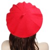 ZLYC Women's Beret Classic French Beret Plain Warm Beret, Twist