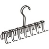 iDesign 6557 Classico Tie and Belt Hanger, Tie Rack for
