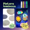 Kit Pintura Rocas Que Brillan Oscuridad Materiales Arte