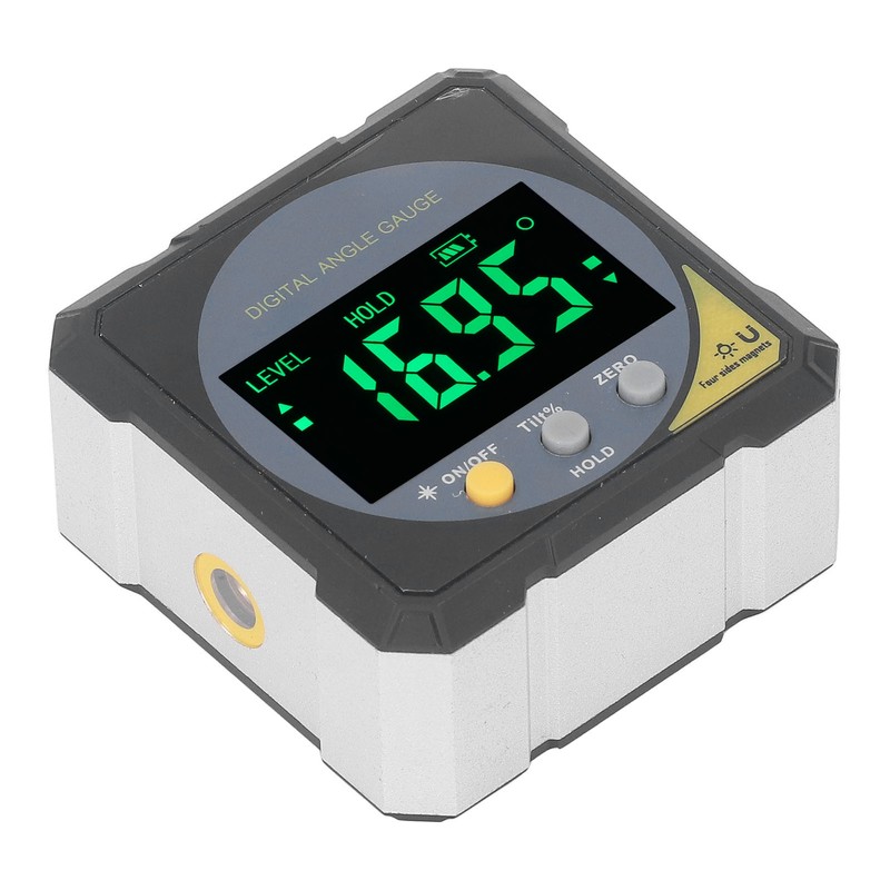 Black LCD Angle Finder Backlit IP54 Waterproof Digital LCD Screen