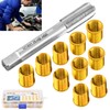 NINEFOX Spark Plug Thread Repair Kit, M12x1.25 | 10-Piece Inserts