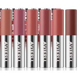 Matte Lipstick Crayon, Waterproof Lip Liner Pencil in Muted Nude Brown, High Pigment Velvet Lip Color for Women, Long-Lasting, Non-Drying (03+05+06, 3PCS)