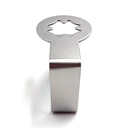 Aliotech 4pcs Leaf Clover Shape Stainless Steel Silver Thickened Strong Cloth Clip Tablecloth Clamp Holder Table Cover Clamps Table Cloth Holder Table Cloth Clips Holder for Outdoor and Indoor(Clover)