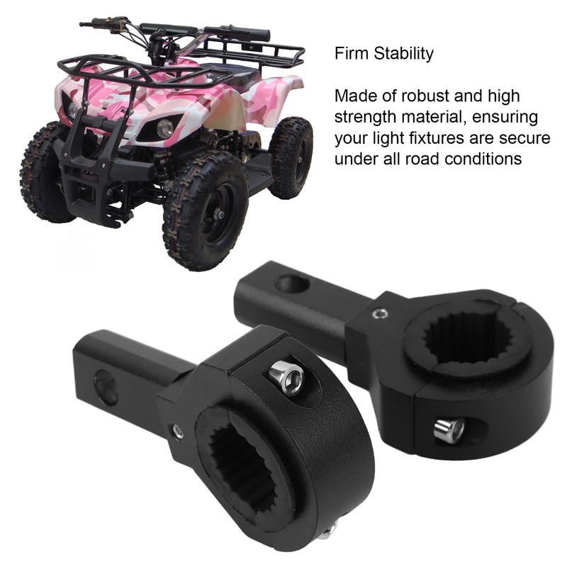 Pair of 0.75in 1.18in ATV UTV Light Bar Mounts 360