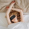 SimautHawk 4 Pcs Black Eye Mask, Blindfold,Eye Masks for Sleep,