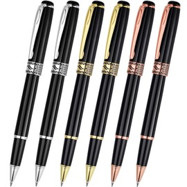 Tenare Weighted Pens for Hand Tremors Black Ink Heavy Pens Weighted Writing Tools for Hand Tremors, Low Dexterity, Weak Grip Strength, Parkinson's Patients, Elderly Adults, 3 Colors(6 Pieces)