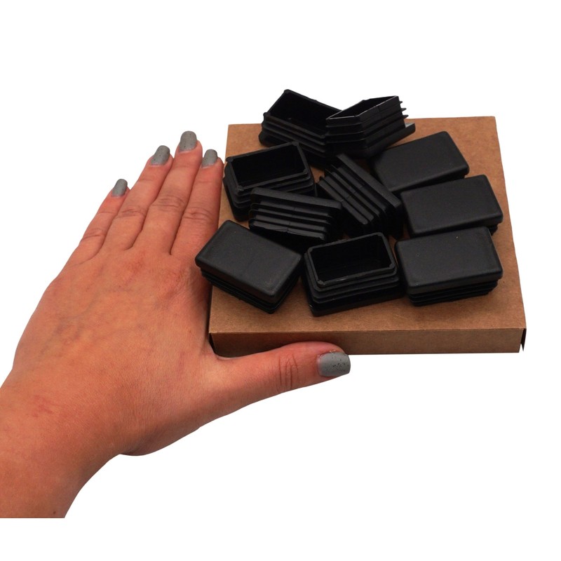 SKIR'CO Pack of 10 Rectangular Plastic Plugs 25 x 40