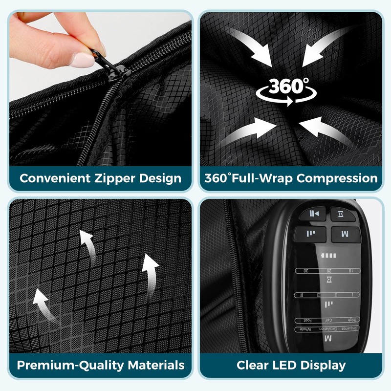 TGS Cordless Leg Massager for Circulation and Pain Relief FSA