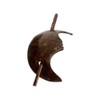 VIE Coconut Shell Moon Hair Pin 8 x 5 cm