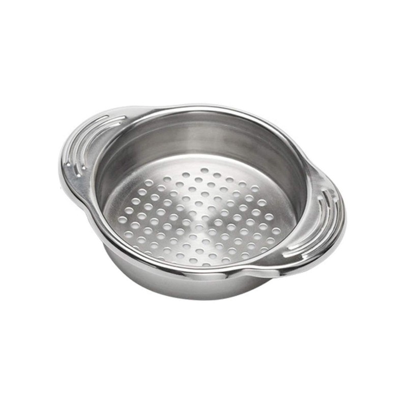 SHOWERORO Stainless Steel Strainer Sieve Can Colander Food Draining Tool
