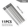 Utoolmart 200mm/7.9” Extra Long Torx Screwdriver Bit Set 11pcs, Magnetic