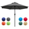 Sunnyglade 9Ft Patio Umbrella Outdoor Table Umbrella with 8 Sturdy
