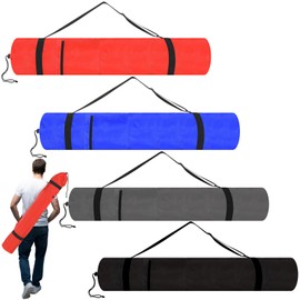 Huhumy 4 Pcs Extra Large Folding Chair Bag Camp Chair Replacement Bag 48 x 11 in Protective Carrying Chair Bag with Adjustable Shoulder Strap Tent Bag Replacement, Chair Bags for Folding Chairs