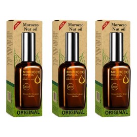 Set 3 Aceites De Argan Marruecos Cabello Seco Dañado 50ml