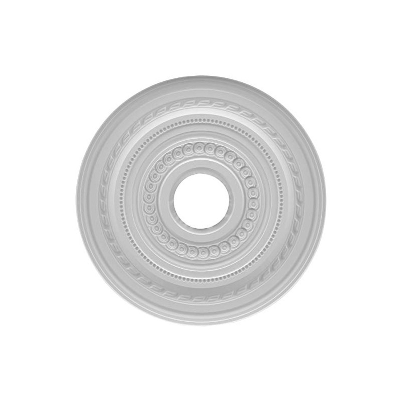 Ekena Millwork CMP16CO Cole Thermoformed PVC Ceiling Medallion (Fits Canopies