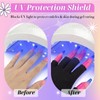 150 Pcs U Shape Nail Polish Protector Peel Off Tape,