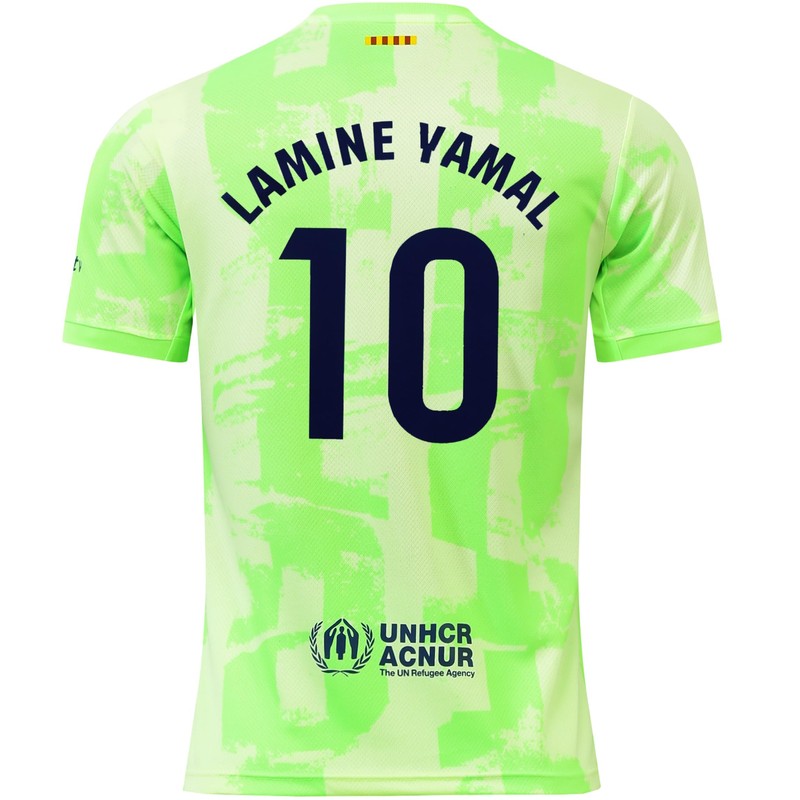 DMDMK Yamal #10 Green Third Jersey Shorts and Socks Children