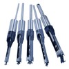 5Pcs Set Wood Square Hole Mortise Chisel Bit Woodworking Drill
