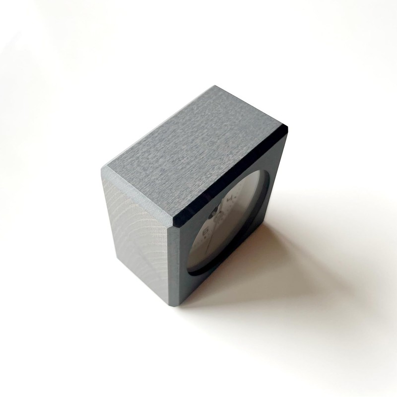 KATOMOKU Alarm Clock 7 Gray km-99GR Alarm Clock 7*7*4.1cm