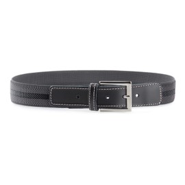 Ladeheid Boys Elastic Belt Age 5-14 Years 25.6 in x 1.2 in P23 (Graphite/Black-5)
