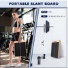 SSHAZ SPOT Professional Wooden Slant Board for Calf Stretching, Portable