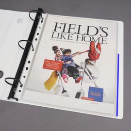 Keepfiling 8.5 x 11 Letter Size Quick Load Sheet Protectors, w/Color Edged (Blue), Box of 100, Acid Free