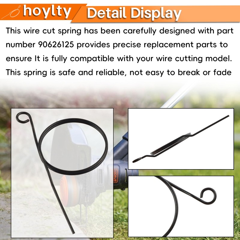 hoylty 90626125 String Trimmer Spring Replacement Part (2 Pack)