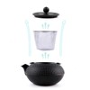 HwaGui Cast Iron Teapot Large Japanese Tetsubin Kettle with Stainless
