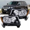 MOSTPLUS Headlight Assembly Compatible for 2011-2013 Jeep Grand Cherokee /