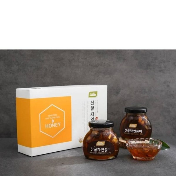 Olga My House [Company Delivery] Mountain Honey Natural Clusters (200g x 2 Bottles) Spice Traces One-person Household Convenience Meal Gift Hangover, 3 pcs. / 올가 우리집 [업체배송]산꿀자연송이 (200gx2병) 양념 자취 1인가구 간편식 선물 숙취, 3개