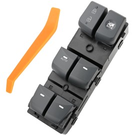Sianxaido 93570-3X000RAS Master Power Window Switch Compatible with Elantra 2011 2012 2013 2014 2015 1.8L 2.0L L4