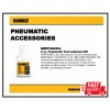 DeWalt 4 oz. Pneumatic Tool Lubricant air compressor Oil |