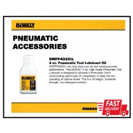 DeWalt 4 oz. Pneumatic Tool Lubricant air compressor Oil | DWFP4OZOIL