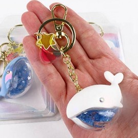Dazzling Dolphin Fluid Pastel Keychain Set (12 pcs) - Kids' Gift & Party Favors Toy