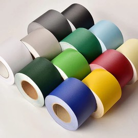 VisitRyl Wallpaper Border Peel and Stick for Bathroom Wall Border Sticker Home Ceiling Decorative Border Red Cinnabar 8cm X 500cm