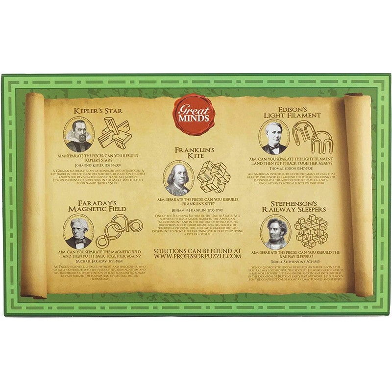 Professor Puzzle Great Minds Set of 5 (Male)
