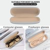 BHAHB Hard Case Glasses Case, Scratch-Resistant Sunglasses Glasses Cute Hard